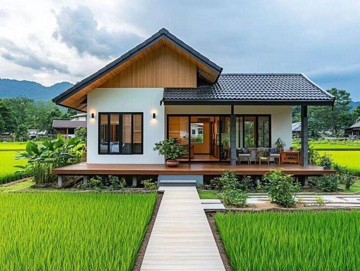 Top 45+ mẫu nhà tiền chế cấp 4 đẹp, đơn giản, hiện đại, giá rẻ