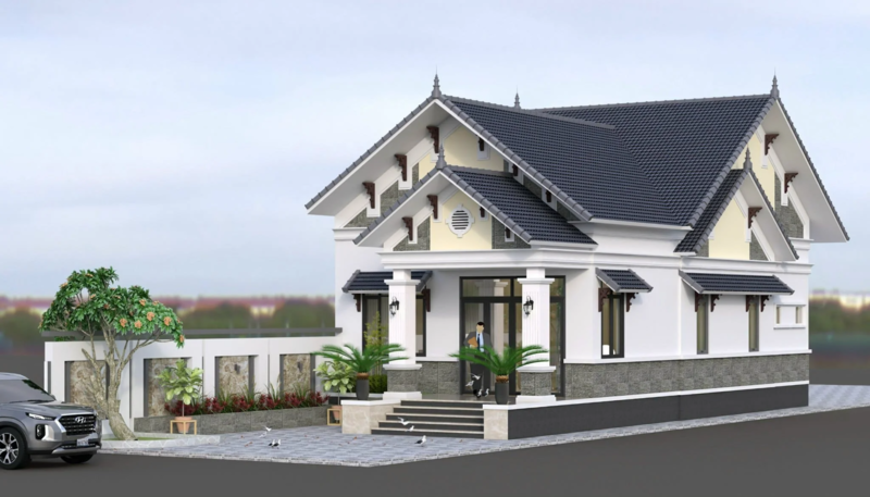 Top 30+ Mẫu nhà mái Thái đẹp, hiện đại, tiết kiệm chi phí
