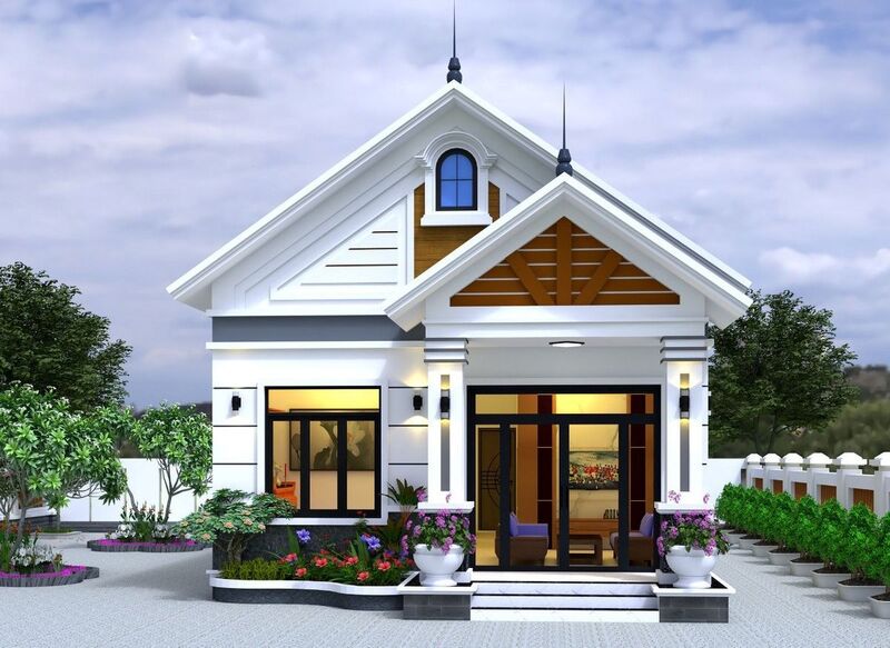50+ Mẫu nhà cấp 4 mái Thái 5x20 đẹp, sang, xịn, chi phí rẻ 2025
