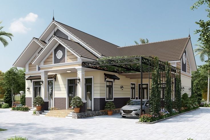 Mẫu thiết kế nhà cấp 4 đẹp