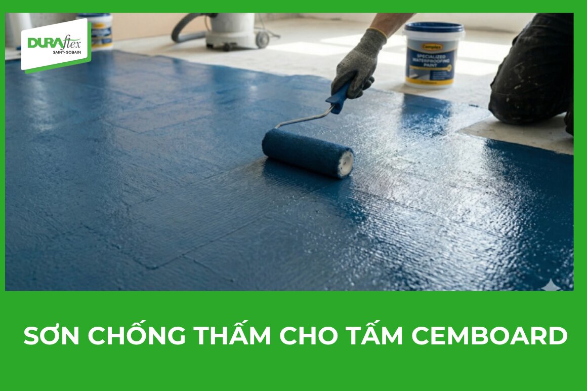 Hướng dẫn cách sơn chống thấm cho tấm cemboard chuẩn kỹ thuật