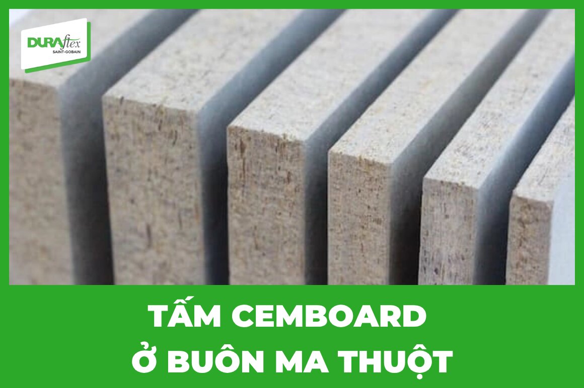 Tấm cemboard ở Buôn Ma Thuột 