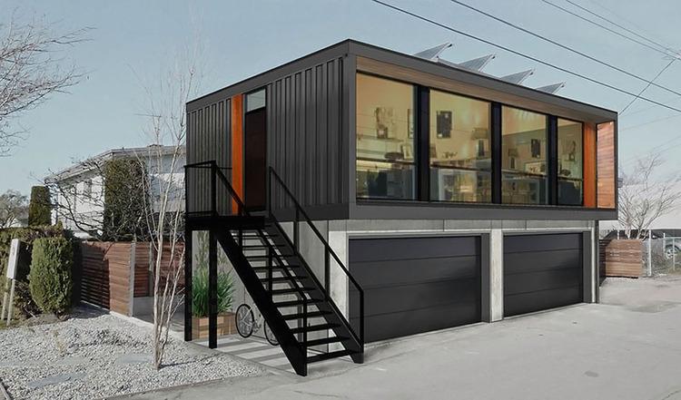 Mẫu nhà container 50 triệu 2 tầng cho gia đình nhỏ đẹp, tiện nghi