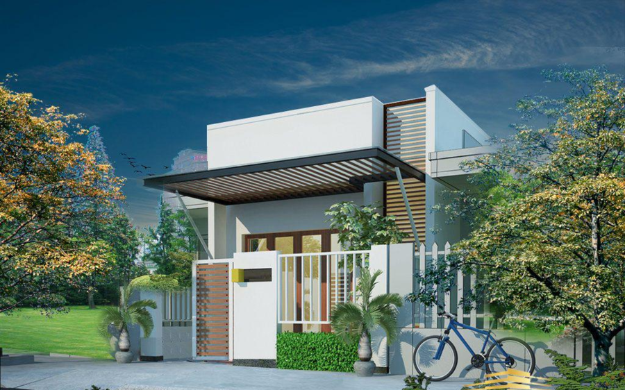 Mẫu nhà gác lửng cho kiểu nhà ống mặt tiền 5m