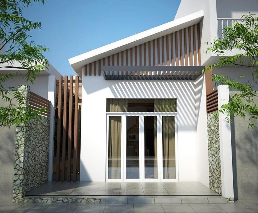 Kiểu nhà gác lửng 1 tầng đẹp mặt tiền 3m
