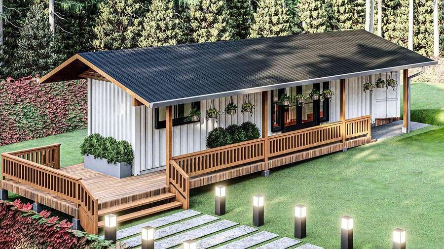 Mẫu thiết kế nhà container 200 triệu sang trọng, đầy đủ công năng