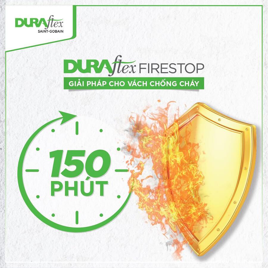 Vách ngăn văn phòng từ tấm DURAflex Firestop có khả năng chống cháy