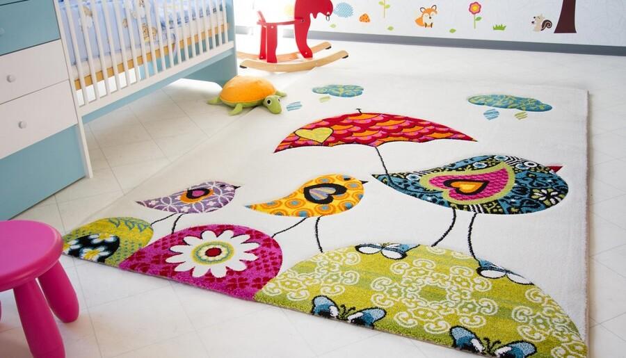 Thảm trải sàn chống nước bằng xốp hoa văn đẹp cho phòng của bé