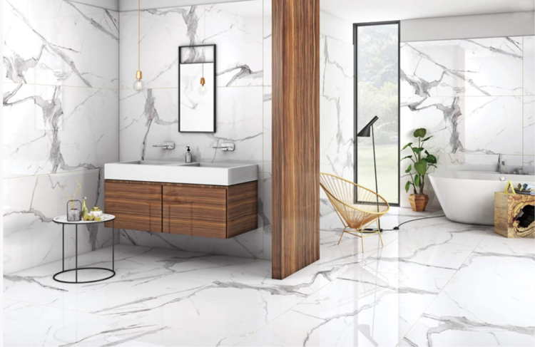 Mẫu ốp giả vân đá Marble được nhiều gia đình yêu thích