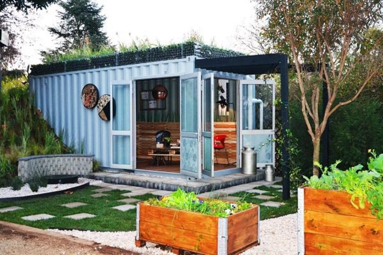 Mẫu nhà container 50 triệu kiểu văn phòng có thiết kế hết sức cơ bản nhưng vẫn vô cùng thoải mái