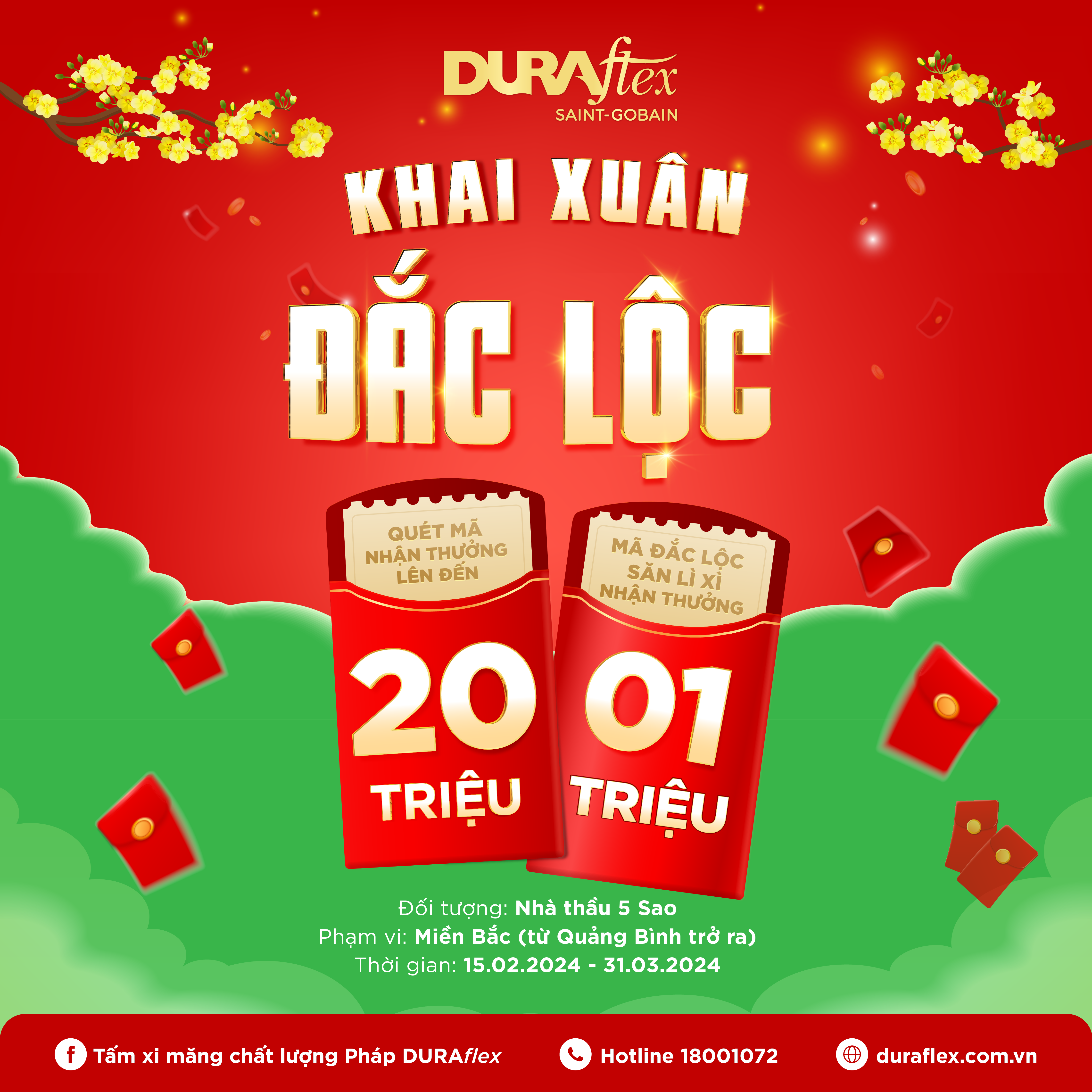 Khai xuân đắc lộc miền Bắc