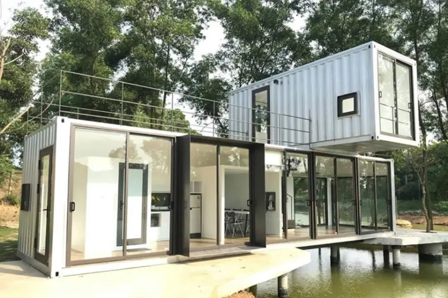 Mẫu nhà container làm văn phòng đẹp