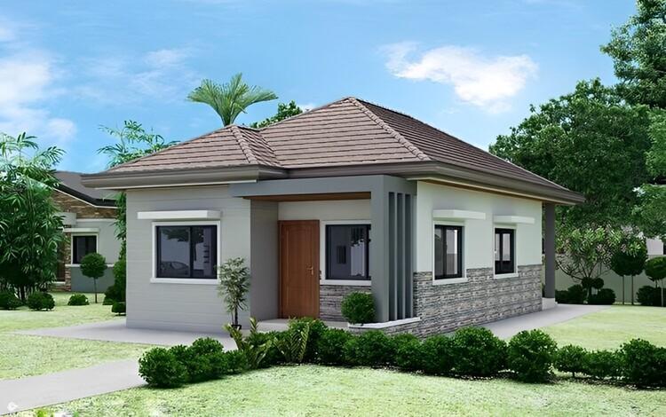 Mẫu nhà vườn cấp 4 nhỏ đẹp, gần gũi với thiên nhiên