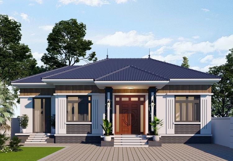 Mẫu nhà cấp 4 3 phòng ngủ 500 triệu hiện đại, sang trọng