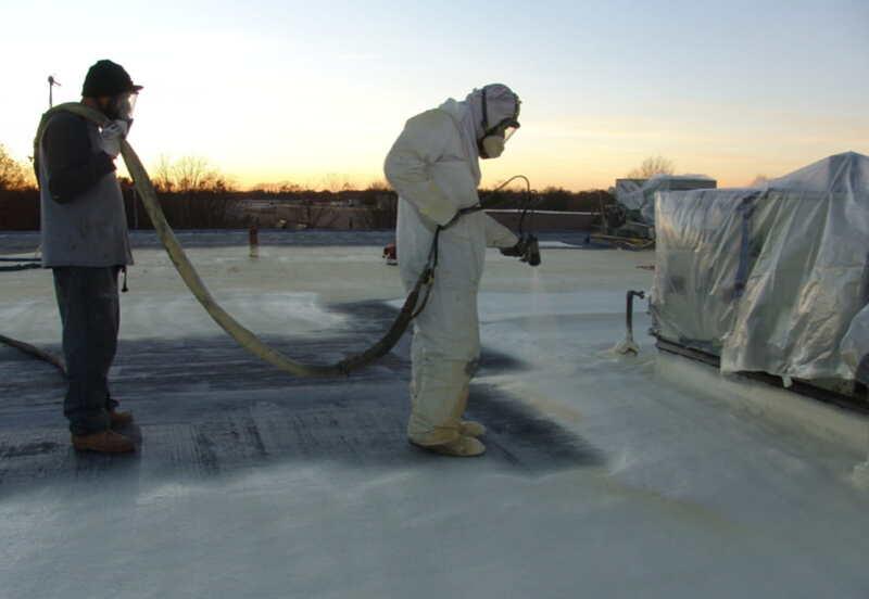 Giải pháp chống nóng sân thượng bằng cách thi công phun PU Foam