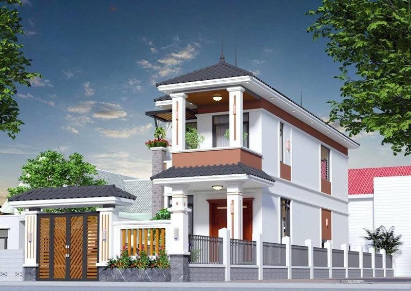 Mẫu nhà mái Nhật 2 tầng 5x15 mái Nhật đẹp, thiết kế hiện đại, tinh tế