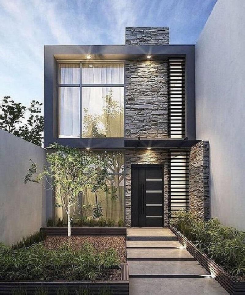 Mẫu nhà 1 trệt 1 lầu 5x15 tối giản ưu tiên không gian mở và thoáng đãng