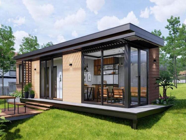 Mẫu nhà lắp ghép 150 triệu 2 phòng ngủ phù hợp với những gia đình 2 - 4 thành viên