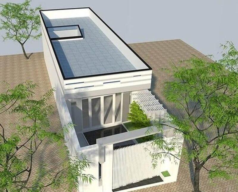 Mẫu nhà ống 1 tầng ở nông thôn tối ưu không gian sống, tiết kiệm chi phí