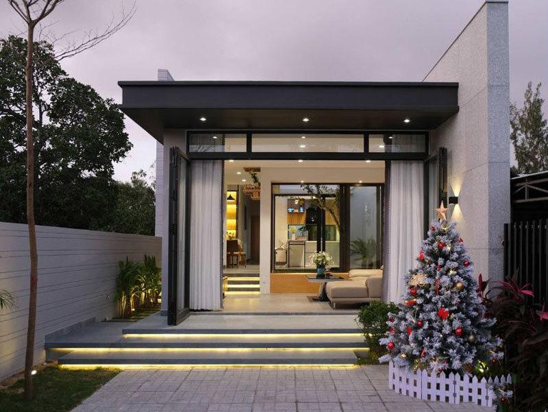 Mẫu nhà cấp 4 nông thôn 250 triệu dạng ống thanh lịch, dễ bảo trì