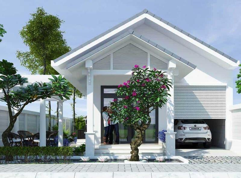 Sử dụng các vật liệu xây dựng chất lượng để đảm bảo nhà ống 1 tầng nông thôn luôn bền đẹp