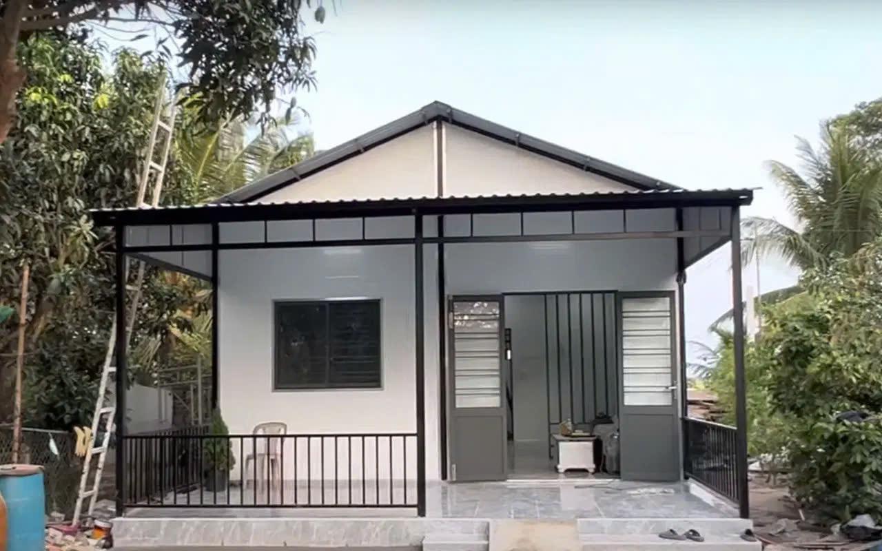 Mẫu nhà tiền chế nông thôn tiện nghi, thoáng đãng với giá 50 triệu