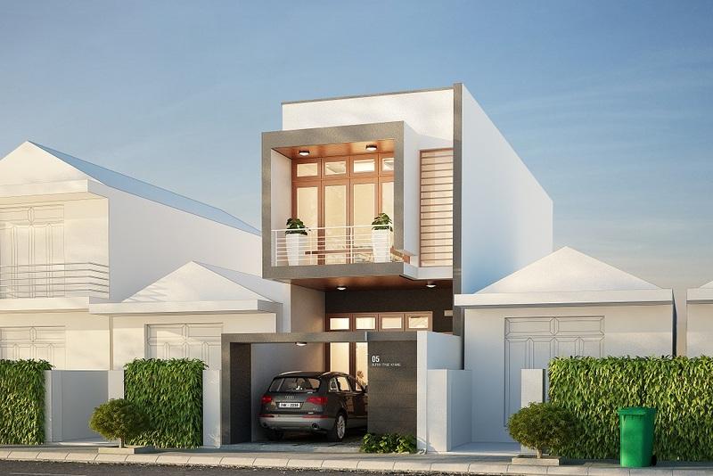 Mẫu nhà 1 trệt 1 lầu 5x10m đẹp, thiết kế tập trung vào công năng sử dụng