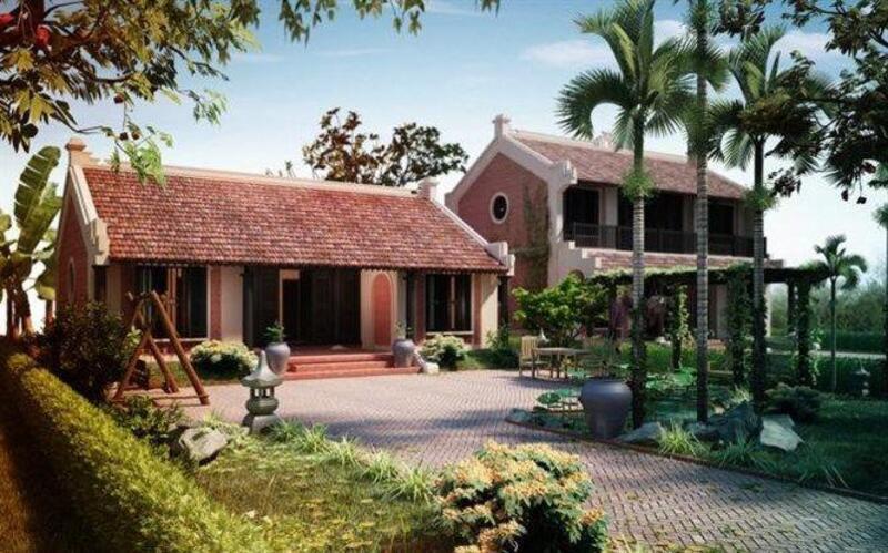 Nhà ba gian là kiểu nhà gồm 3 phòng, với gian giữa rộng nhất và hai gian hai bên đối xứng