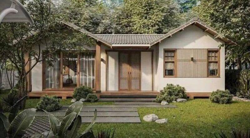Mẫu nhà 3 gian hình chữ U tạo nên không gian sống mở, kết nối hài hòa giữa các khu vực trong nhà