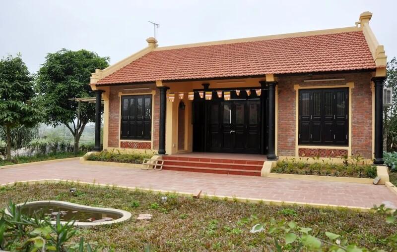 Thiết kế nhà 3 gian truyền thống thường dành gian giữa để thờ cúng, tạo sự trang nghiêm cho ngôi nhà