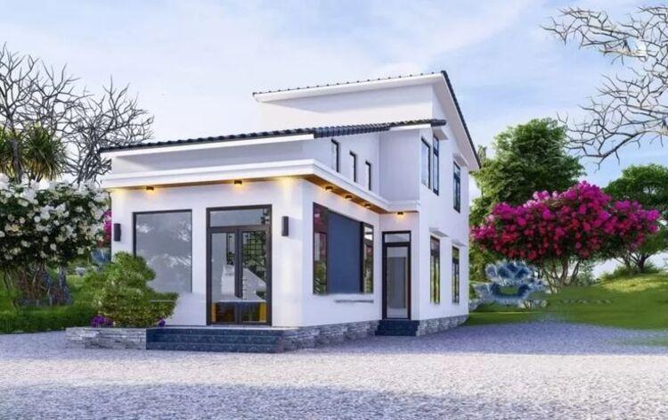 Mẫu nhà cấp 4 gác lửng 4 phòng ngủ 400 triệu mang vẻ đẹp hiện đại, trẻ trung