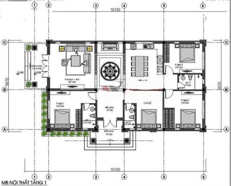 Bản vẽ nhà cấp 4 400 triệu hiện đại, dễ dàng ứng dụng