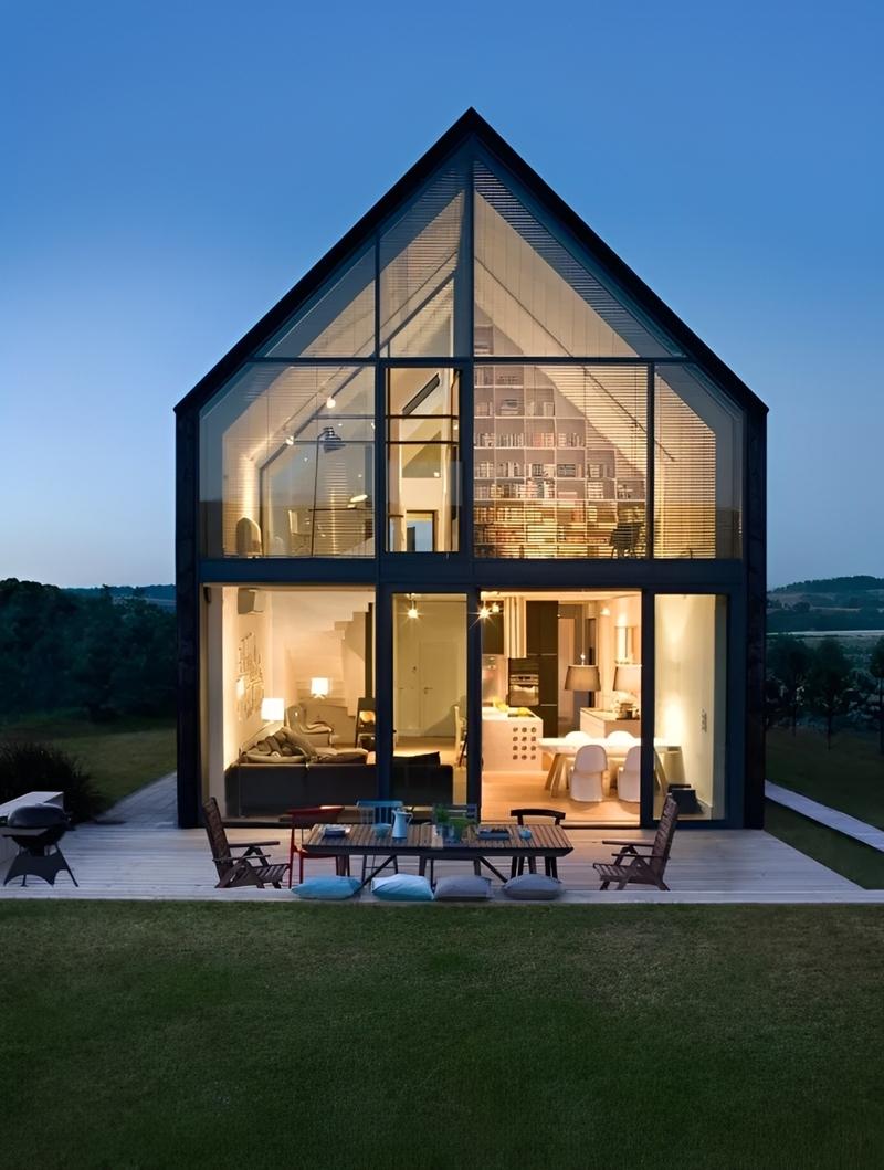 Mẫu nhà lắp ghép 2 tầng 50m2 thiết kế gọn gàng, tối ưu không gian sống