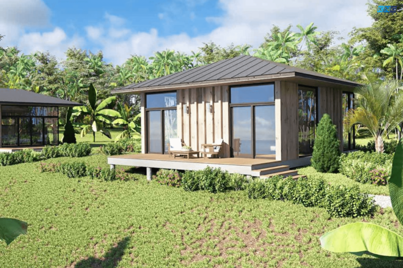 Mẫu nhà lắp ghép di động 300 triệu homestay nhỏ gọn, tiết kiệm chi phí