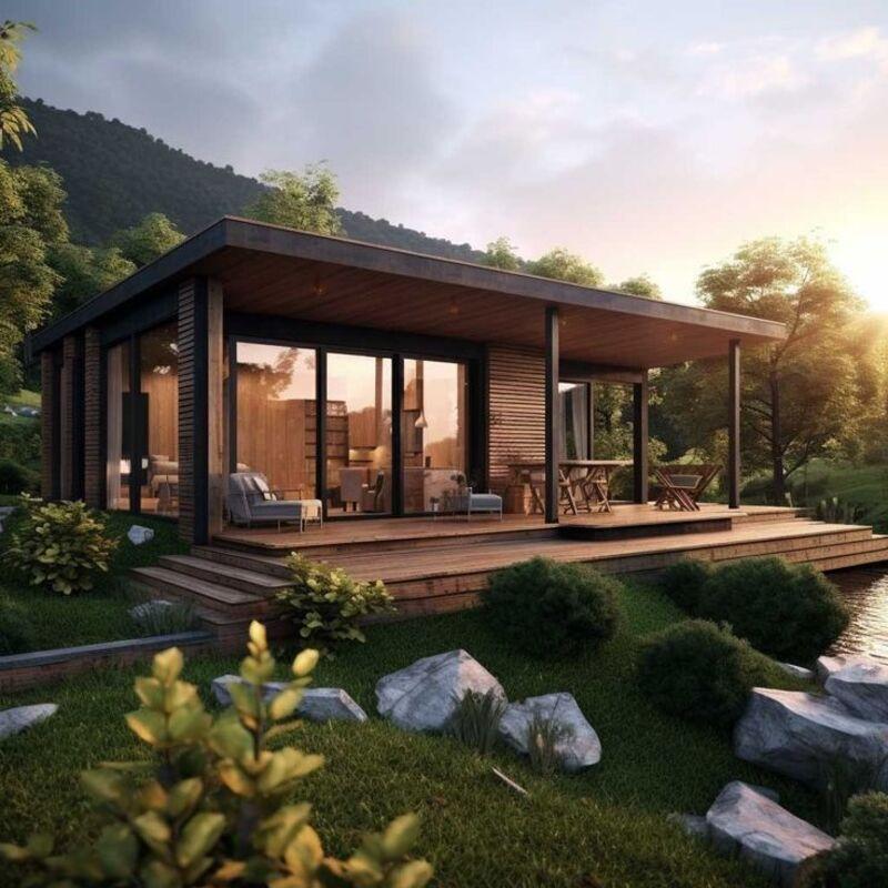 Nhà lắp ghép 500 triệu không gian mở tạo cảm giác rộng rãi, thoáng đãng