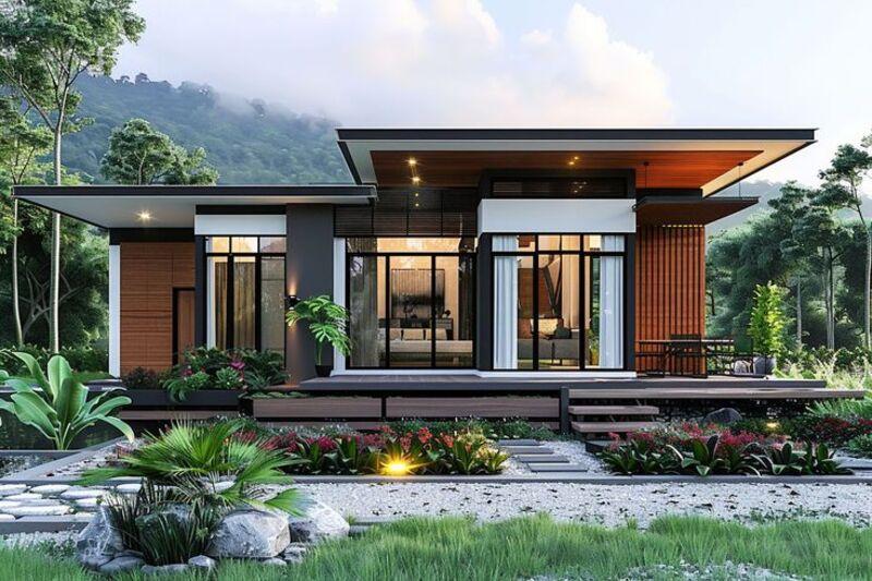 Nhà villa lắp ghép 500 triệu sang trọng phù hợp cho mô hình homestay
