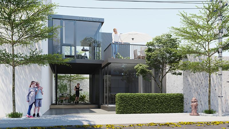 Nhà phố lắp ghép 500 triệu chi phí hợp lý, tận dụng tối đa diện tích đất