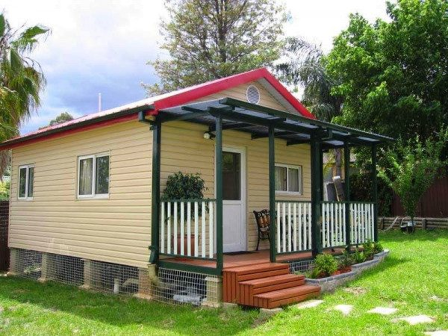 Mẫu nhà tiền chế 2 phòng ngủ nông thôn đẹp, giá rẻ