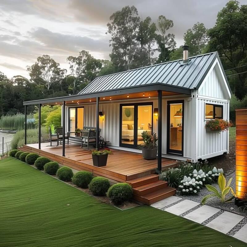 Mẫu nhà tiền chế cấp 4 khung thép hiện đại, giá rẻ và tiện nghi