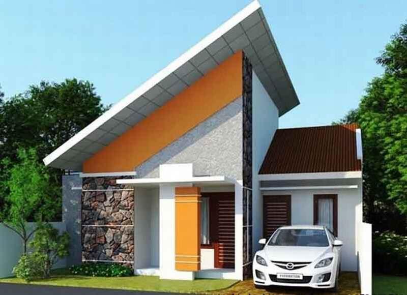 Mẫu nhà tiền chế cấp 4 mái nghiêng đơn giản nhưng hiện đại