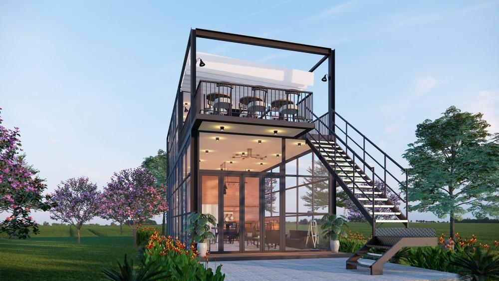 Mẫu quán cafe tiền chế đẹp độc đáo, thu hút mọi ánh nhìn