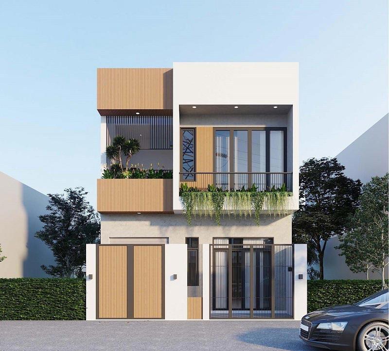 Mẫu nhà 1 trệt 1 lầu 4 phòng ngủ dưới 1 tỷ đẹp, sang trọng