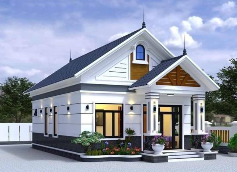 Mẫu nhà đẹp cấp 4 mái Thái phù hợp với nhiều vùng khí hậu khác nhau tại Việt Nam