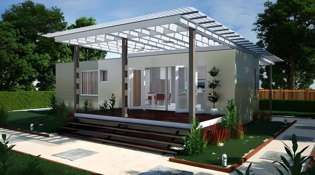 Mẫu nhà lắp ghép 300 triệu đẹp, thiết kế đa dạng, phù hợp nhiều phong cách