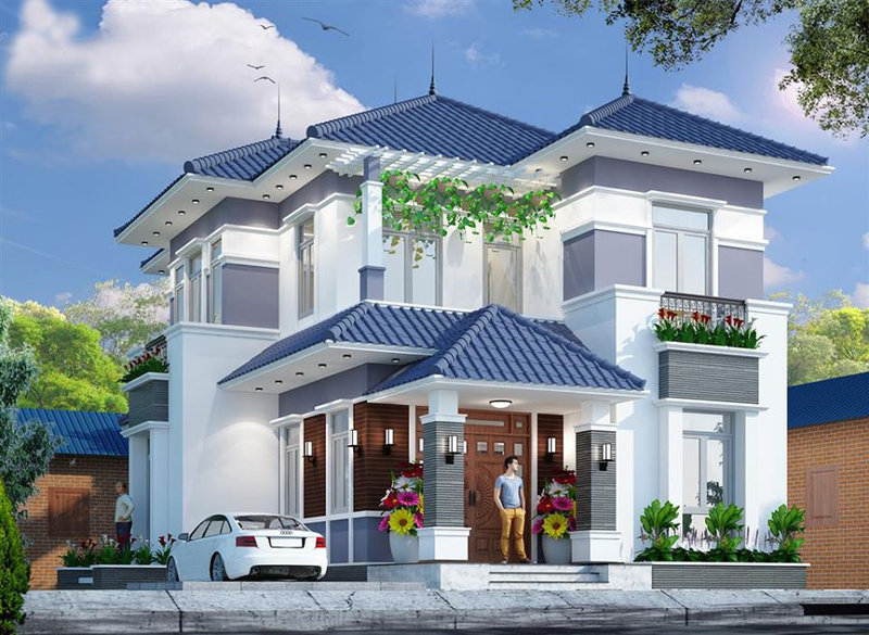 Một trong những ưu điểm nổi bật của nhà mái Nhật là có thể xây dựng từ nhiều loại vật liệu
