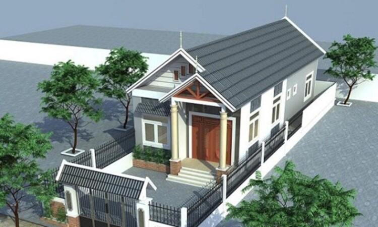 Xây mẫu nhà ống 500 triệu ở nông thôn ở những khu đất dài hẹp