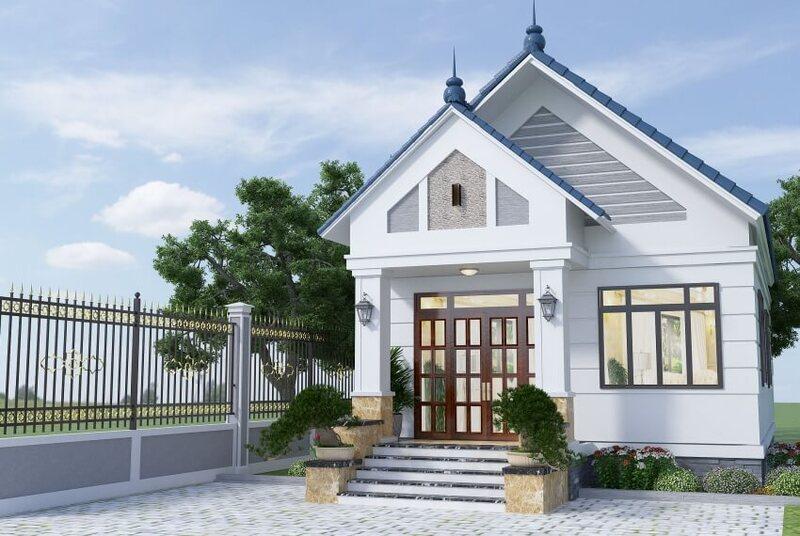 Thiết kế công năng mẫu nhà cấp 4 mái Thái 8x12m tối ưu, khoa học