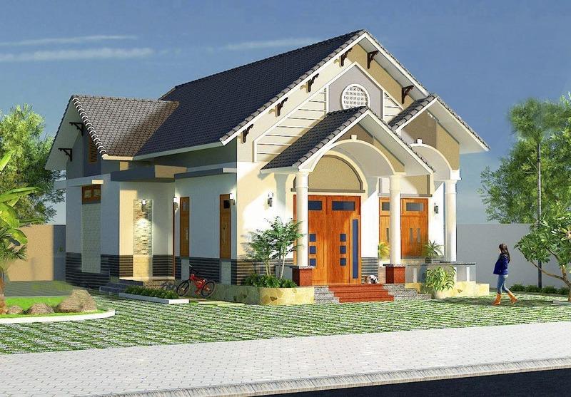 Giám sát quá trình xây dựng mẫu nhà cấp 4 mái thái 8x12m