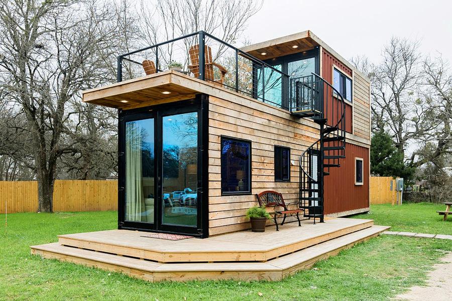 Mẫu nhà container 200 triệu 20 feet tiện nghi, thiết kế đơn giản, thanh lịch, ấm cúng