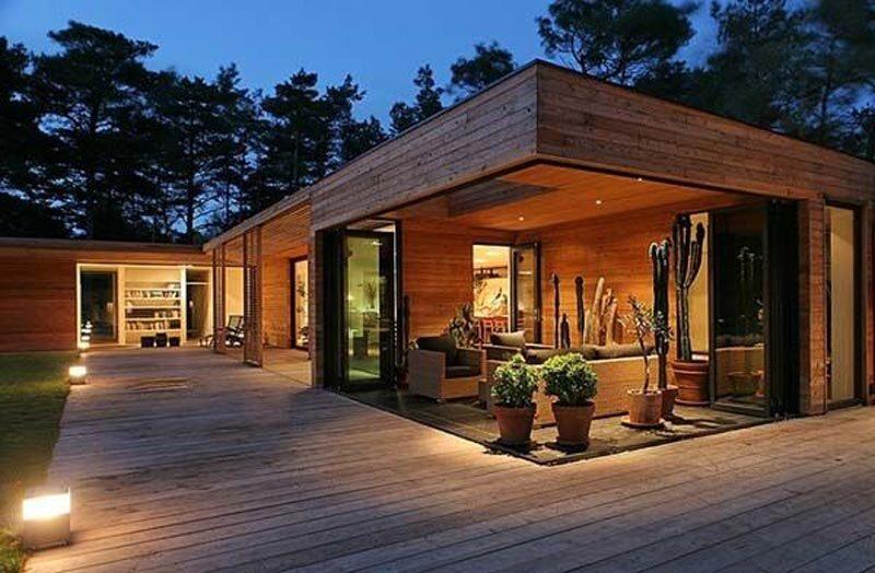 Mẫu nhà gỗ cấp 4 hiện đại, thoáng đãng, lý tưởng để nghỉ dưỡng cuối tuần